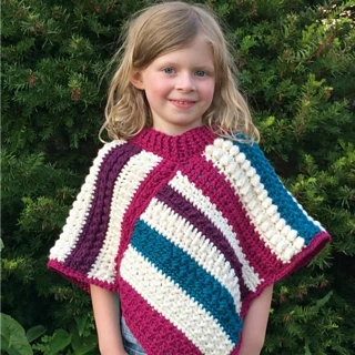 25 Free Patterns for Crochet Ponchos for Babies and Kids - love. life ...