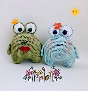 Amigurumi frog pattern - A little love everyday!